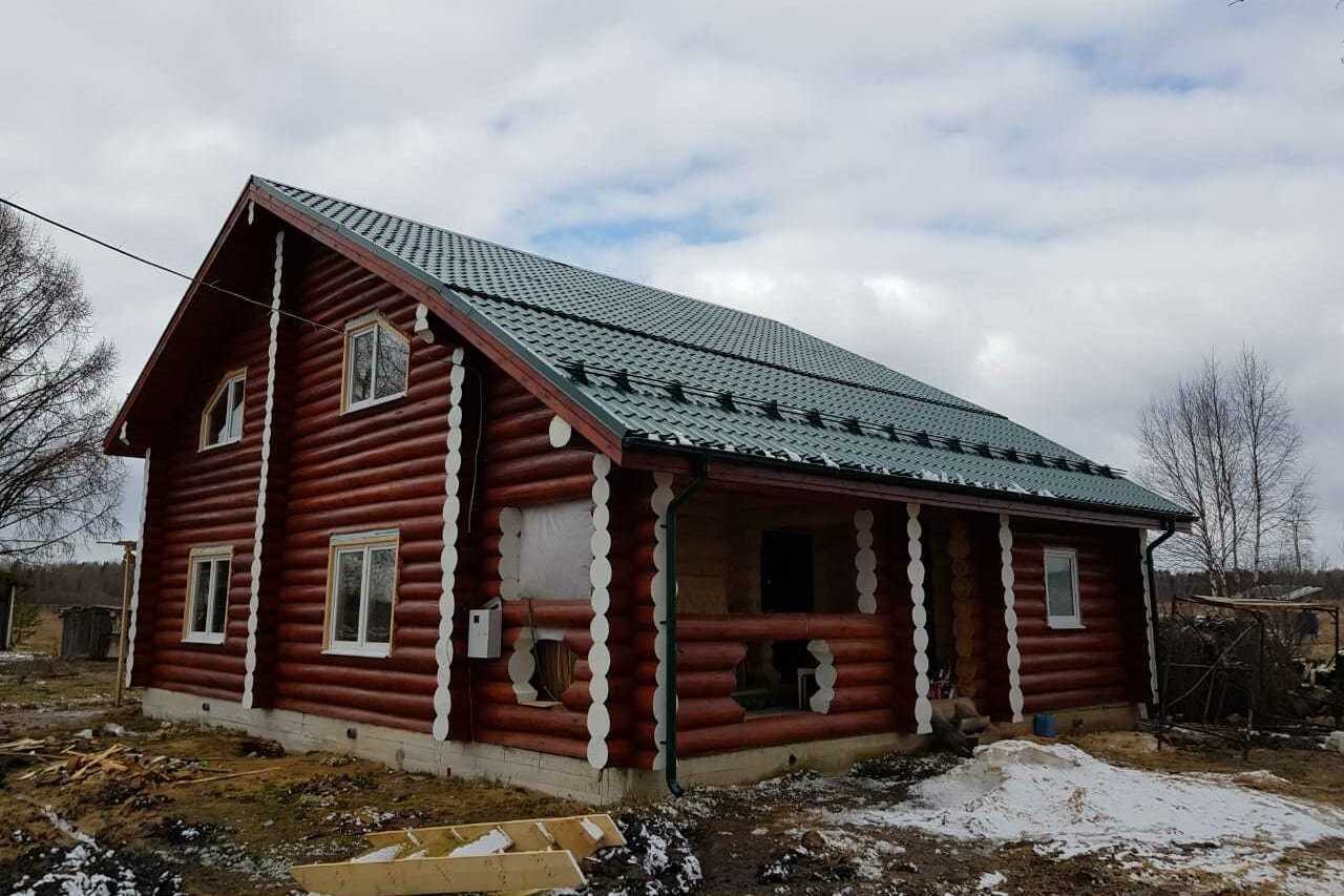 Наружная покраска стен деревянного дома Покраска стен деревянного дома снаружи