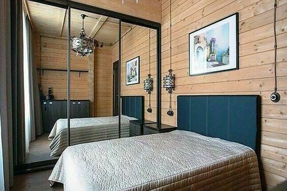 интерьер загородного дома с использованием ретро проводки