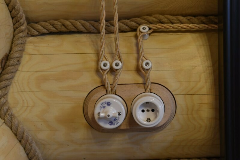 ретро выключатель и розетка для дома