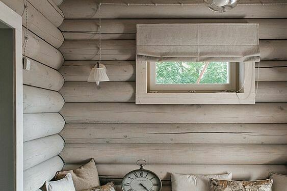 вариант использование ретро проводки в уютном интерьере